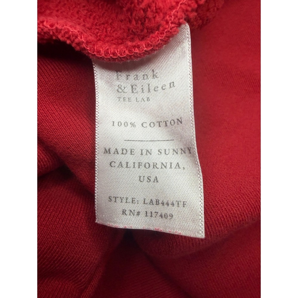 Frank & Eileen Isabelle Triple Fleece Funnel Neck Midi Dress Red XS USA - Picture 10 of 10